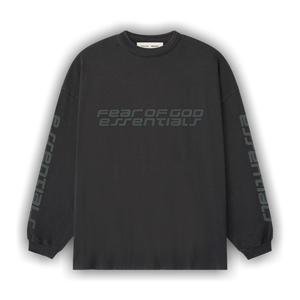 Fear of God Essentials 90's Long-Sleeve Tee 'Vintage Black'