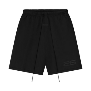 Fear of God Essentials Satin Fleece Relaxed Sweatshort 'Vintage Black'