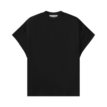 Fear of God Essentials Satin Fleece 90's Muscle Tee 'Vintage Black'