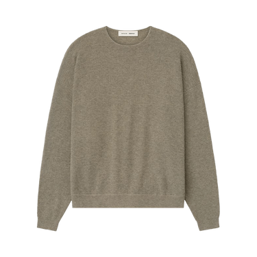 Fear of God Essentials Waffle Crewneck 90's Sweater 'Homestead Heather'