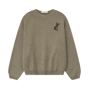 Fear of God Essentials Waffle Crewneck Sweater 'Homestead Heather'