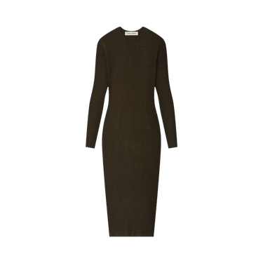 Fear of God Essentials Rib Long-Sleeve Dress 'Brown'
