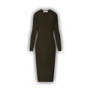 Fear of God Essentials Rib Long-Sleeve Dress 'Brown'