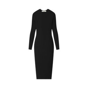 Fear of God Essentials Rib Long-Sleeve Dress 'Vintage Black'