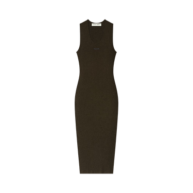 Fear of God Essentials Rib Tank Dress 'Brown'