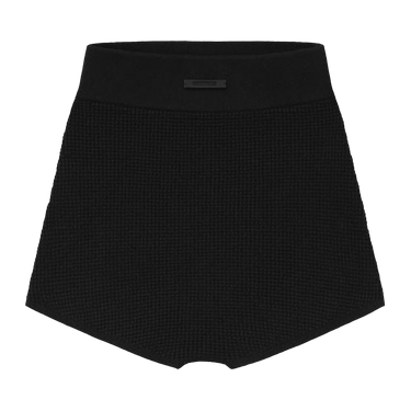 Fear of God Essentials Waffle Boy Short 'Vintage Black'