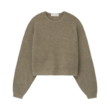 Fear of God Essentials Heavy Waffle Crewneck 90's Sweater 'Homestead Heather'