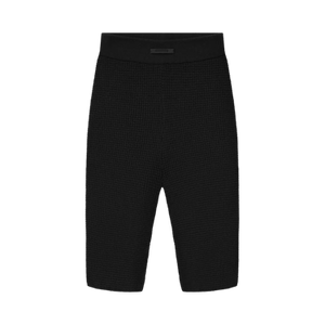 Fear of God Essentials Waffle Biker Short 'Vintage Black'