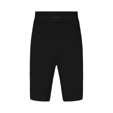 Fear of God Essentials Waffle Biker Short 'Vintage Black'