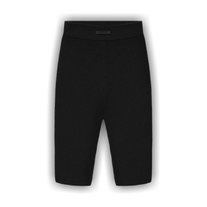 Fear of God Essentials Waffle Biker Short 'Vintage Black'