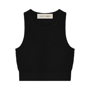 Fear of God Essentials Waffle Sport Tank 'Vintage Black'