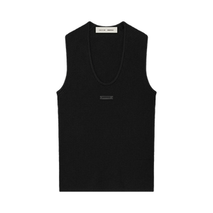 Fear of God Essentials Waffle Tank 'Vintage Black'