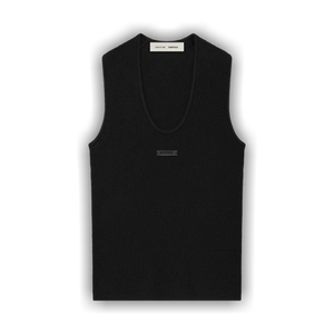Fear of God Essentials Waffle Tank 'Vintage Black'
