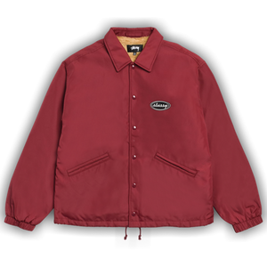 Stussy Coaches Jacket 'Burgundy'