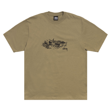 Stussy Fawn Tee 'Army'