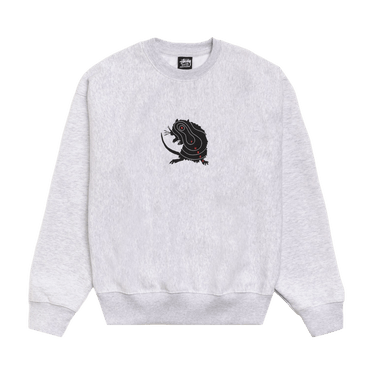 Stussy Long Range Crew 'Ash Heather'