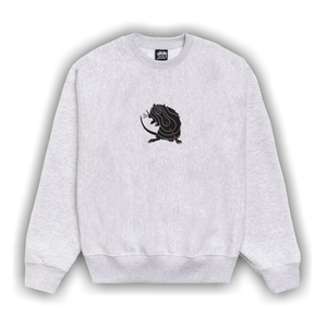 Stussy Long Range Crew 'Ash Heather'