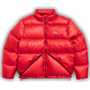 Stussy Micro Ripstop Down Jacket 'Red'