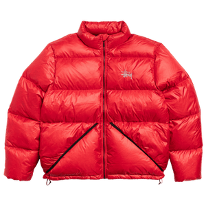 Stussy Micro Ripstop Down Jacket 'Red'