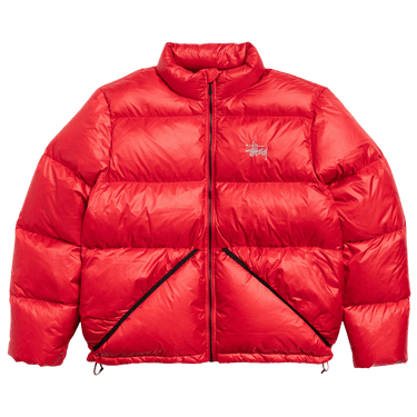 Stussy Micro Ripstop Down Jacket 'Red'