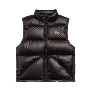 Stussy Micro Ripstop Down Vest 'Black'