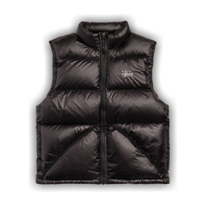 Stussy Micro Ripstop Down Vest 'Black'