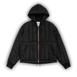 Stussy Quilted Nylon Work Jacket 'Black'
