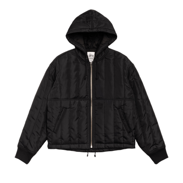 Stussy Quilted Nylon Work Jacket 'Black'
