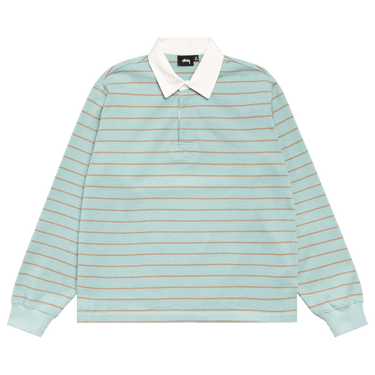 Stussy Striped Rugby Shirt 'Blue'