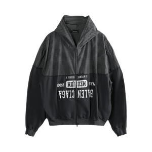 Balenciaga Patched Hooded Shirt 'Black'