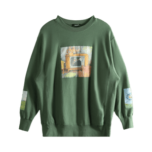 Undercover Men C/S Classic Fit Crewneck Top 'Muted Green'