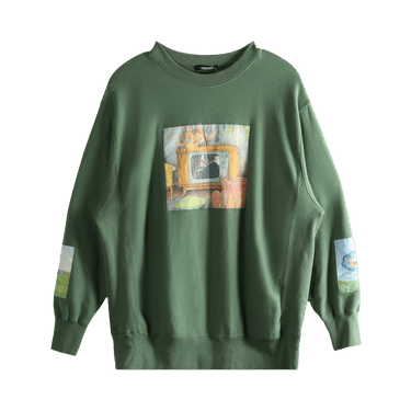Undercover Men C/S Classic Fit Crewneck Top 'Muted Green'