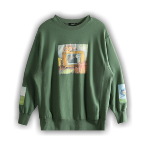Undercover Men C/S Classic Fit Crewneck Top 'Muted Green'