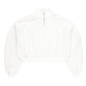 Air Jordan Flight Fleece Quarter Zip Top 'Sail/Sail'