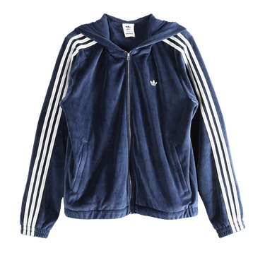 Adidas x Wales Bonner Velour Trainer Hoodie 'Collegiate Navy'