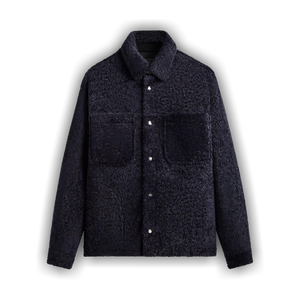 Kith Shearling Ace Shirt Jacket 'Ink'