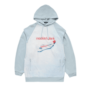 Undercover Moebius & Plank Hoodie 'Light Blue'