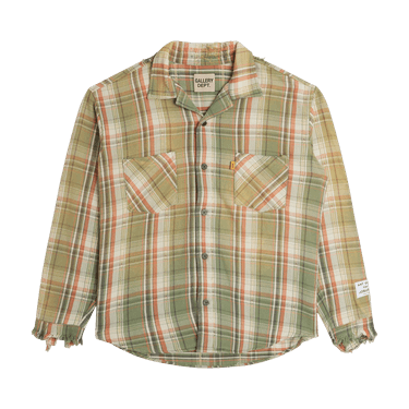 Gallery Dept. Marley Flannel Shirt 'Light Green'