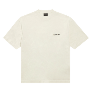 Balenciaga Medium Fit T-Shirt 'Beige'