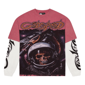 Godspeed Space Traveler Layered T-Shirt 'Pink'