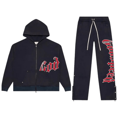 Godspeed OG Logo Sweatsuit V2 'Navy/Red'
