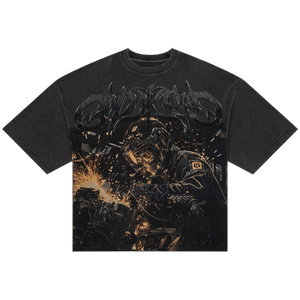 Godspeed Under Construction Thermal T-Shirt 'Grey Wash'