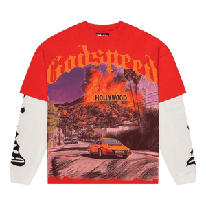 Godspeed Los Scandalous Layered T-Shirt 'Red'