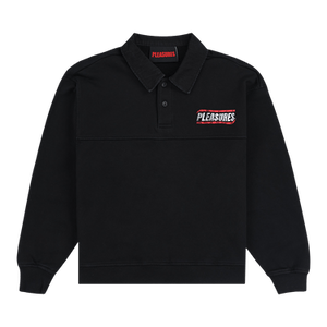 Pleasures Gentle Polo Sweatshirt 'Black'