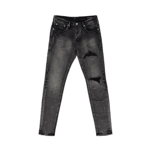 PURPLE BRAND Skinny Plaid Patch 'Black'