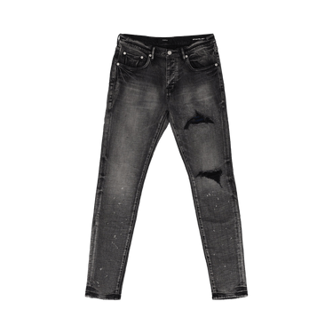 PURPLE BRAND Skinny Plaid Patch 'Black'