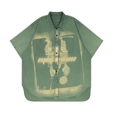 RIVINGTON roi Rebis In Times Like These Working Man Shirt 'Green'