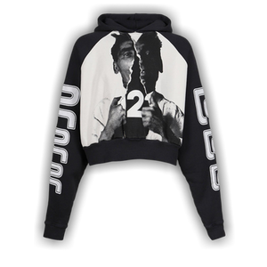 RIVINGTON roi Rebis Open Up Agape Hoodie 'Black/Heather'
