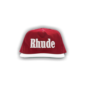 Rhude Contrast Logo Hat 'Red/White'