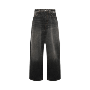 Rhude Wide Leg Traxedo Denim Pants 'Agoura Black'